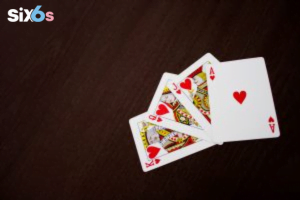 playing cards on the table